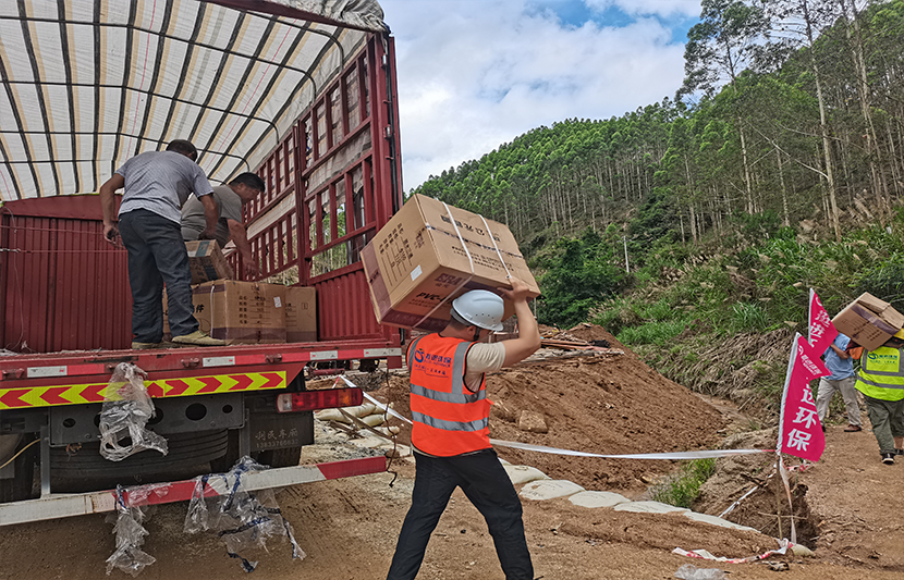 挺進(jìn)環(huán)保|假期不停工爭分奪秒搶工期 廣西賀州項目建設(shè)加緊沖刺中